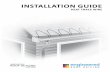 INSTALLATION GUIDE...installation of heat cables, building materials, electrical connections, plumbing etc. Please check and comply with your local laws. En-gineered Roof Deicing will