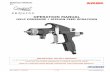 OPERATION MANUAL - Carlisle FT · SB-2-545- (11/2017) 1 / 12 OPERATION MANUAL HVLP PRESSURE / SIPHON FEED SPRAYGUN EN SERVICE MANUAL IMPORTANT! DO NOT DESTROY It is the Customer's