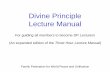 Divine Principle Lecture Manual - euro-tongil.org DP 3 Hour slides.pdf · to stick my head out of the water with a desperate struggle to breathe quickly, my weight mercilessly pulled