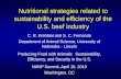Nutritional strategies related to sustainability and …...Nutritional strategies related to sustainability and efficiency of the U.S. beef industry C. R. Krehbiel and S. C. Fernando