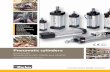 Pneumatic cylinders - P1D Series Pneumatic Cylinders Complete accessory programme P1D offers a complete