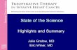 State of the Science - National Cancer InstituteState of the Science Highlights and Summary Julie Gralow, MD Eric Winer, MD. We Should Speak the Same ... • Necessity for full multidisciplinary