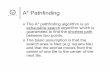 A* Pathfinding - University of Rhode Island · A* Pathfinding The A* pathfinding algorithm is an exhaustive search algorithm which is guaranteed to find the shortest path between