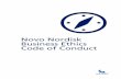 Novo Nordisk business ethics code of conduct · 2020-02-26 · Novo Nordisk employees share a commitment to Essential 10 of the Novo Nordisk Way - we never compromise on quality or