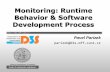 Monitoring: Runtime Behavior & Software Development Process · strace Nástroje pro vývoj software Monitoring: Runtime Behavior & Development Process 19 Tool for monitoring interactions