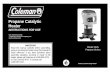 Propane Catalytic Heater - CWR Electronicsproduct.cwrelectronics.com/literature/ownersManual/37564... · 2012-08-21 · propane cylinders.If necessary to write the Service Center
