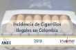 Incidencia de Cigarrillos Ilegales en Colombia · 2019-10-31 · Número de encuestadores En el estudio participaron 61 encuestadores. Método de supervisión Se supervisó el 10%