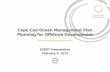 Ocean Management Planning DCPC: Planning for Offshore ... · Planning for Offshore Development ... • Oct. 2011 - CCC recommends AOD adopt regulations . Ocean Planning DCPC Train