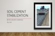 Soil Cement Stabilization - Institute for Transportation...• Cement Modified Soil (CMS) : A mixture of pulverized in -situ soil, water and small ... • Grain size / particle distribution