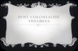 Post colonialist theoriessbkcollegeapk.in/naac2018/2.3.2-ICT_Teaching-learning-and-Evaluation.pdfPost colonialism emerged during the late 1980s or rather in the ... • Hybridity •