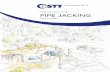Information 28-1a Without open trench PIPE JACKING · 2020-02-29 · Pipe jacking is available as an alternative for new construction and renewal of underground infrastructure –