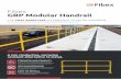 Fibex GRP Modular Handrail · The Fibex GRP modular handrail system is a cost effective alternative to conventional metal or timber handrails. The handrail system consists of a 50x40mm