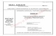 AIRCRAFT MAINTENANCE & SUPPORT EQUIPMENT Property of … · 2018-12-03 · malabar international date: april 22, 2016 owner’s manual for malabar model aircraft maintenance & support