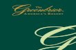 Welcome to the Wonderful World of - The Greenbrier · 2019-05-09 · SPARKLING NIGHTS T he Greenbrier sparkles with excitement – with live entertainment, dancing, champagne toasts