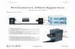 Photoelectric Effect Apparatus Manual · 2019-10-22 · Photoelectric Effect Apparatus SE-6609 2 *See the PASCO web site at for more information. Limited Warranty and Limitation of