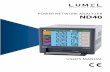 POWER NETWORK ANALYZER - Rishabh · ND40-09 User’s Manual 6 1. General Specification ND40 Analyzer is designed for the measurement and analysis of three-phase, 3- or 4-wire power