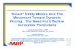 Smart” Utility Meters And The Movement Toward Dynamic Pricing… · 2014-04-24 · “Smart” Utility Meters And The Movement Toward Dynamic Pricing: The Need For Effective Consumer