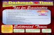 Dashmesh Times€¦ · 17) Revise first those chapters which you know very well. 18) Check and recheck your answer paper after completion. Dashmesh Times CONTENTS CBSE Guidelines