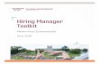 Hiring Manager Toolkit - Virginia Tech · At Virginia Tech, the onboarding process begins during recruitment and continues through the first year of employment. Successful onboarding