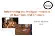 Integrating the welfare interests of humans and animals. McIvor.pdf– Farm animals – Animals in communities – Animals in the wild – Animals affected by disasters . 3/22 . Sustainability