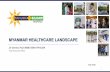 MYANMAR HEALTHCARE LANDSCAPE · ₋ Near Term –target to reverse outbound medical travel ₋ Mid Term –attract inbound tourism and play an important role in Indonesia’s evolution