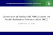 Conversion of Section 202 PRACs under the Rental ... - RAD … for PRACs Webinar Slides.pdf · RAD was designed to preserve and recapitalize an aging stock of HUD-assisted housing