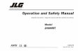 Operation and Safety Manual - JLG Industries Scissor Lifts... · Operation and Safety Manual Original Instructions - Keep this manual with the ... Operating, servicing and maintaining