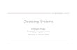 Operating Systems - UCSBchris/teaching/cs170/doc/cs170-03.pdf · Operating Systems Christopher Kruegel Department of Computer Science UC Santa Barbara ... – Registers (Program counter,