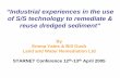 “Industrial experiences in the use of S/S technology to ... · “Industrial experiences in the use of S/S technology to remediate & reuse dredged sediment ... – Controls treatment