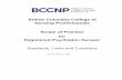 Scope of Practice for RPNs - BCCNP · 2020-03-02 · Page 7 of 70 Scope of Practice for Registered Psychiatric Nurses Standards, Limits and Conditions Psychiatric nursing can be carried