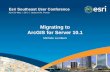 Migrating to ArcGIS for Server 10...Migration to ArcGIS 10.1 for Server GIS Server and Services • Preserve your 10.0 server URL with a web adpater • Republish Services • Migrate