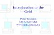 Introduction to the Grid - IITusers.iit.uni-miskolc.hu/~szkovacs/LevParhRendszSeg/LevParhE2_1.pdf · Introduction to the Grid PeterKacsuk MTA SZTAKI . 2 Agenda • From Metacomputers