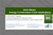 2012 Illinois Energy Conservation Code Applications · International Energy Conservation Consultants, LLC Assured Construction Compliance, LLC Education, Building Diagnostics, Energy-Engineering