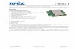 Printhead Driver Module - Apex MicrotechnologyMP113 is an inkjet printhead driver intended for use with Fujifilm Dimatix SG-class printheads. It can also be used with Q-class print