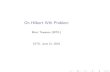 On Hilbert IVth Problemmath.sjtu.edu.cn/conference/Bannai/2019/data/20190621A/slides.pdf · On Hilbert IVth Problem Marc Troyanov (EPFL) Introduction Statement of the IVth problem