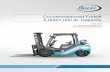 Counterbalanced Forklift Engine Truck Design 5,000/7,000 ... · forklifts come with the KION Standard Warranty and 12 months return on initial parts orders without penalty; the warranty