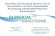Ensuring Your Surgical Service Line is Successful in an ... · Ensuring Your Surgical Service Line is Successful in an ACO Value-Based Purchasing and Bundled Payment Environment Jeffry