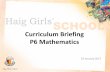 Curriculum Briefing P6 Mathematics Partners/Parents/Notifications/2017...No. Heuristics P1 P2 P3 P4 P5 P6 ... calculator logo is indicated 6. Talk about Maths as used in day-to-day