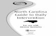 North Carolina Geometry Guide to Daily Intervention · Guide to Daily Intervention Today it is vital that students understand the mathematics that they are learning. Using computers