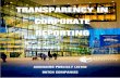 TRANSPARENCY IN CORPORATE REPORTING · 2017-04-11 · The average score for country-by-country reporting is 15 per cent, higher than the average 6 per cent in the 2014 report . ...