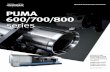 PUMA 600 700 800 series€¦ · Doosan’s Large Horizontal Turning Center with 2-axis to Y-axis Machining Capability PUMA 600 series PUMA 700 series PUMA 800 series ver. EN 150510