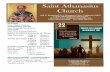 Saint Athanasius Churchstathanasiusparish.com/wp-content/uploads/2019/09/087150-St... · Saint Athanasius Church PASTOR Rev. Walter Suarez PAROCHIAL VICAR Rev. Rolando Santoianni