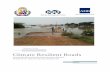 Climate Resilient Roads - NDF...Climate Resilient Roads 10 I.3 Paving road surface II Drainage II.1 Improvement of cross drainage (culverts, bridges and spillways) II.2 Ditches and