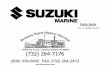 Suzuki DT 6 (86-02) - Browns Point86-02).pdf · When it becomes necessary to replace parts on SUZUKI OUTBOARD MOTORS, always use SUZUKI GENUINE PARTS which have passed a strict inspection