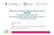 BehaviourBased Safety Observation (BBSO): Proactive ... · BehaviourBased Safety Observation (BBSO): Proactive Approach for Promoting Safe Sharp Handling Culture in Operating Theatre