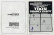 Tron: Deadly Discs - Mattel Intellivision - Manual ......man, TRON, safely through battle after battle. Attacking Warriors are also armed with destroyer discs. They'll came at TRON