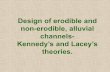 Design of erodible and non-erodible, alluvial channels-gn.dronacharya.info/CivilDept/Downloads/question_papers/...Design of erodible and non-erodible, alluvial channels- Kennedy’s
