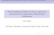 The Embedding Problem for Non-Cognitivism; Introduction to ... · The Embedding Problem for Non-Cognitivism; Introduction to Cognitivism; Motivational Externalism The Frege-Geach