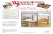 WJC141 Early-American Doll Bed - Woodworker's JournalThank you for purchasing this Woodworker’s Journal Classic Project plan. Woodworker’s Journal Classic Projects are scans of