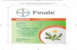 HERBICIDE - DoMyOwn.com · 2018-09-28 · FINALE Herbicide or tank mixes of FINALE Herbicide plus one or more appropriate residual herbicide(s) listed on this label will be needed